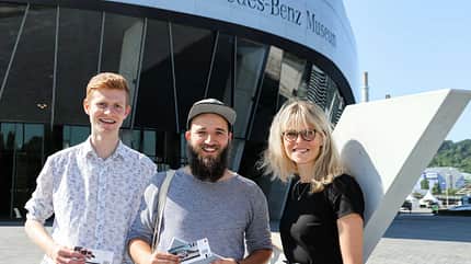Mercedes-Benz Museum zehnmillionster Besucher Mercedes-Benz Museum zehnmillionster Besucher