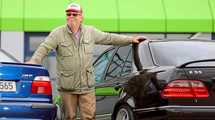 Mercedes-Benz E 55 AMG, BMW M5, yt0720, Fahrbericht Mercedes-Benz E 55 AMG, BMW M5, Exterieur