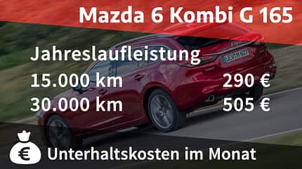 08/2020, Kosten und Realverbrauch Mazda 6 Kombi Skyactiv-G 165 08/2020, Kosten und Realverbrauch Mazda 6 Kombi Skyactiv-G 165