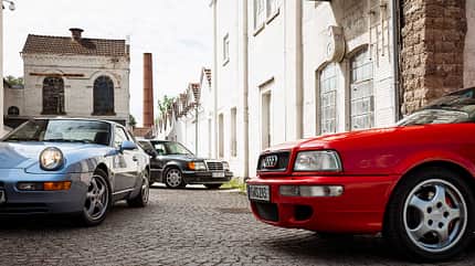 Audi RS2 Avant, Mercedes 500E, Porsche 968 Coupé Audi RS2 Avant, Mercedes 500E, Porsche 968 Coupé