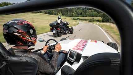 Can-Am Spyder F3 Limited, Kyburz eRod, Fahrbericht, ams1720 Can-Am Spyder F3 Limited, Kyburz eRod, Exterieur