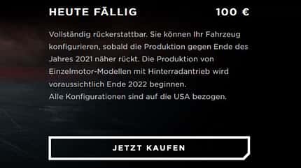 Tesla Cybertruck, bestellbar in Deutschland Der Tesla Cybertruck ist in Deutschland bestellbar.