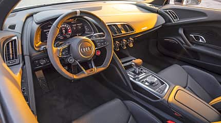 Audi R8 V10 RWD, Chevrolet Corvette Stingray, Porsche 911 Carrera S, Vergleichstest, spa0920 Audi R8 V10 RWD, Interieur