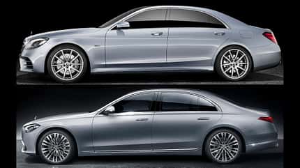 Mercedes S-Klasse W 223 vs. W 222 09/2020, Mercedes S-Klasse W 223 vs. W 222