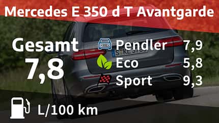 Mercedes E350d T Mercedes E 350 d T Avantgarde Realverbrauch