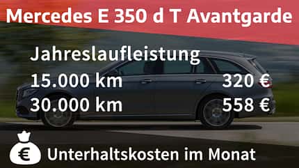 Mercedes E350d T Mercedes E 350 d T Avantgarde Realverbrauch
