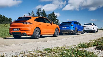 BMW X6 M, Lamborghini Urus, Porsche Cayenne Coupe, Vergleichstest, spa1020 BMW X6 M, Lamborghini Urus, Porsche Cayenne Coupe, Exterieur