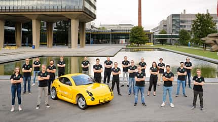 Elektroauto Luca aus recyceltem Müll 10/2020, Elektroauto Luca aus recyceltem Müll