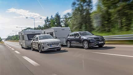 Audi E-Tron, Test ams 2220 Audi E-Tron