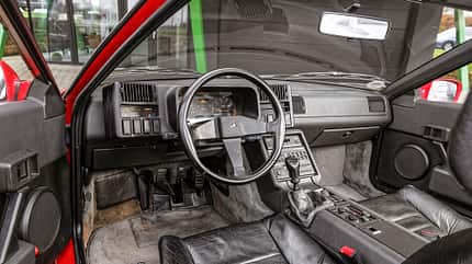 Alpine V6 Turbo 1990, Cockpit Alpine V6 Turbo, 1990, Cockpit