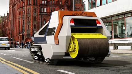 Anti-Schlagloch-Roboter, Robotiz3d, 2020, autonom, schlagloch, asphalt Anti-Schlagloch-Robotervon Robotiz3d
