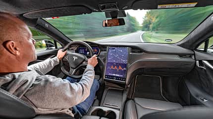 Tesla Model S P100D 4X4, Vergleichstest, ams2420 Tesla Model S P100D 4X4, Interieur