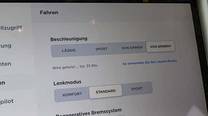 Tesla Model S P100D 4X4, Vergleichstest, ams2420 Tesla Model S P100D 4X4, Interieur