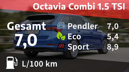 Realverbrauch Skoda Octavia Combi 1.5 TSI 11/2020, Realverbrauch Skoda Octavia Combi 1.5 TSI