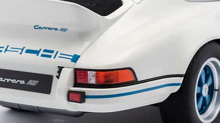 Minichamps, Porsche 911 Carrera RS 2.7 Leichtbau von 1972, Modellauto im Maßstab 1:8, Advertorial, 2020 Minichamps Porsche 911 Carrera RS 2.7 Leichtbau von 1972 als Modellauto im Maßstab 1:8