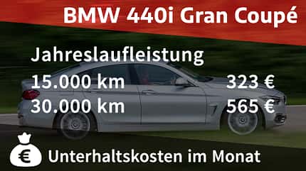 BMW 440i GranCoupe BMW 440i Realverbrauch