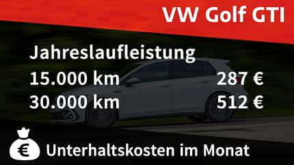 VW Golf GTI, Golf 8, MK8 Realverbrauch VW Golf GTI