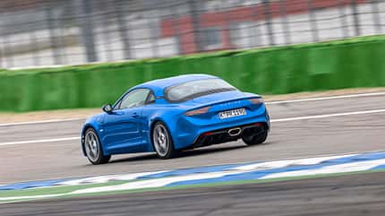 Alpine A110 ams 0221 Alpine A110 gegen BMW Z4 Vergleichstest, ams 0221