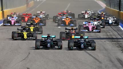 Start - GP Russland 2020 - Sotschi Start - GP Russland 2020 - Sotschi