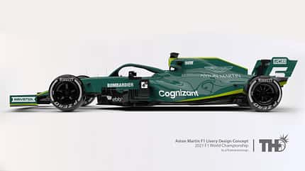 Aston Martin - Formel 1 - Livery-Concept 2021 - Tim Holmes Design Aston Martin - Formel 1 - Livery-Concept 2021 - Tim Holmes Design
