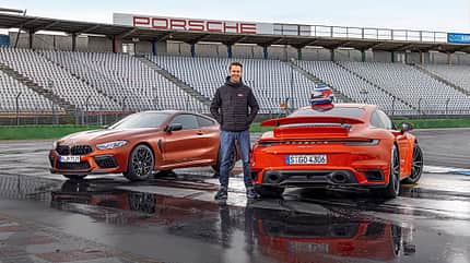 BMW M8 Competition, Porsche 911 Turbo, Vergleichstest, spa0321 BMW M8 Competition, Porsche 911 Turbo, Exterieur