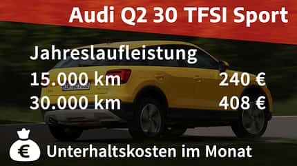 Audi Q2 30 TFSI Sport, Realverbrauch 2021 Realverbrauch Audi Q2 30 TFSI Sport