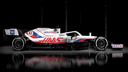 Haas VF-21 - Lackierung - Präsentation - 2021 Haas VF-21 - Lackierung - Präsentation - 2021