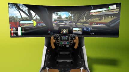 Aston Martin AMR-C01 Fahrsimulator Aston Martin AMR-C01 Fahrsimulator