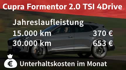 Cupra Formentor 2.0 TSI 4Drive Realverbrauch Cupra Formentor 2.0 TSI 4Drive Realverbrauch