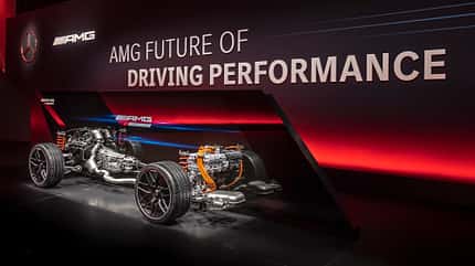 Mercedes AMG E Performance Hybrid mit elektrischem Abgas-Turbolader Mercedes AMG E Performance Hybrid mit elektrischem Abgas-Turbolader