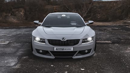 Skoda Octavia mid engine, Rendering, Rostislav Prokop, 2021 Skoda Octavia als Mittelmotor-Sportwagen von Rostislav Prokop
