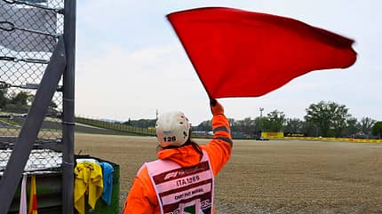 Rote Flagge - Imola - Formel 1 - GP Emilia Romagna - 2021