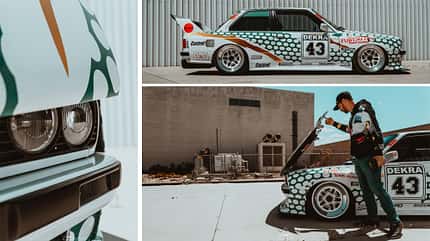 BMW E30 DTM Nachbau Kyza Mush Tic Tac USA M3 BMW E30 DTM Nachbau Kyza Mush Tic Tac USA M3