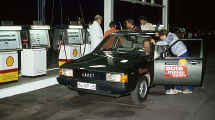 75 Jahre AMS Rekordfahrt Audi