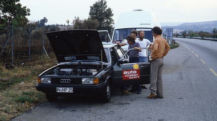 75 Jahre AMS Rekordfahrt Audi