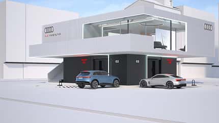 SPERRFRIST 20.05.21 16 Uhr Audi HPC Charging Hub SPERRFRIST 20.05.21 16 Uhr Audi HPC Charging Hub