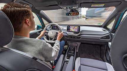Mercedes EQA 250, VW ID.3, Vergleichstest, ams1121 VW ID.3, Interieur