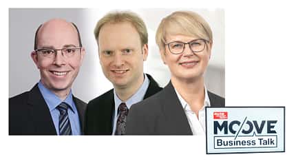 Moove auto motor und sport Business Talk HUK Dekra Daimler Moove auto motor und sport Business Talk HUK Dekra Daimler