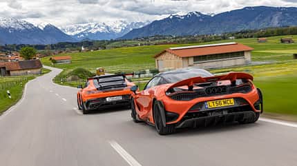 McLaren 765LT, Mercedes-AMG GT Black Series, Impression, spa0721 McLaren 765LT, Mercedes-AMG GT Black Series, Exterieur