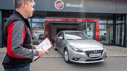 Mazda 3, Gebrauchtwagen-Check, Meister Wünsch, asv1321 Mazda 3, Exterieur/Interieur