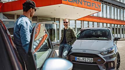 Ford Focus RS, VW Golf R, Gebrauchte Sportwagen, spa0721 Ford Focus RS, VW Golf R, Exterieur
