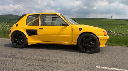 Peugeot 205 Porsche Boxster, ebay 07 2021, rallyingbart29 Peugeot 205 mit Porsche-Boxster-Motor
