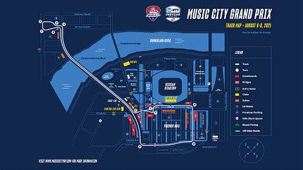 IndyCar - Trackmap - Layout - Nashville - 2021 IndyCar - Trackmap - Layout - Nashville - 2021