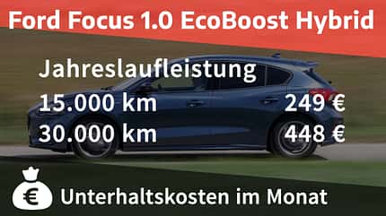 Ford Focus 1.0 EcoBoost Hybrid ST-Line X Realverbrauch Ford Focus 1.0 EcoBoost Hybrid ST-Line X Realverbrauch