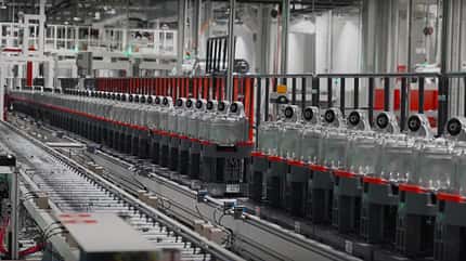 Tesla Werkrundgang Shanghai (Gigafactory 3), 2021 Tesla Gigafactory 3 in Shanghai