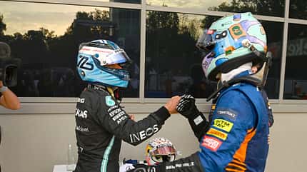 Valteri Bottas & Daniel Ricciardo - Formel 1 - GP Italien - Monza - 10. September 2021 Valteri Bottas & Daniel Ricciardo - Formel 1 - GP Italien - Monza - 10. September 2021
