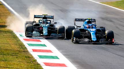 Vettel vs. Ocon - GP Italien - Monza - 2021 Vettel vs. Ocon - GP Italien - Monza - 2021