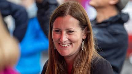 Linken-Spitzenkandidatin Janine Wissler Linken-Spitzenkandidatin Janine Wissler