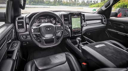 Sportliche SUV, Vergleichstest, spa1021 Dodge Ram 1500 TRX, Interieur