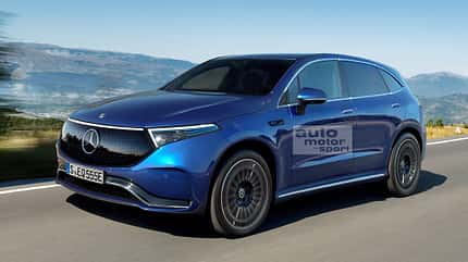 10/2021, Mercedes EQE SUV Retusche Mercedes EQE SUV Retusche